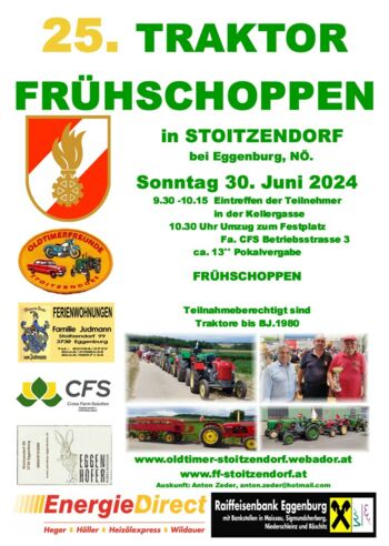 25. Traktor-Frühschoppen in Stoitzendorf