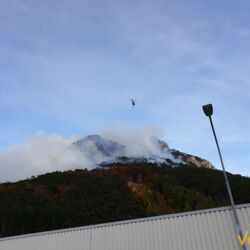 Waldbrand in Hirschwang