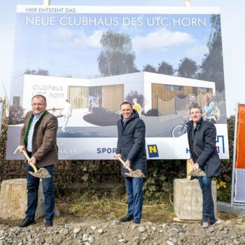 Startschuss Neubau Klubhaus UTC Horn