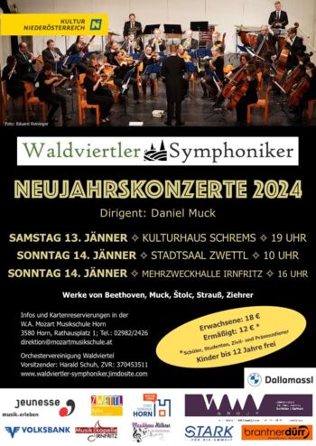 Neujahrskonzert 2024 - Waldviertler Symphoniker