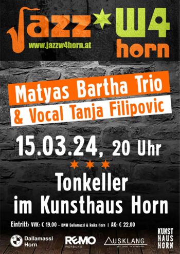 Matyas Bartha Trio & Vocal Tanja Filipovic